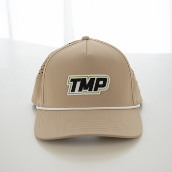 TMP Sand Athletic Pickleball Hat - front view with TMP logo