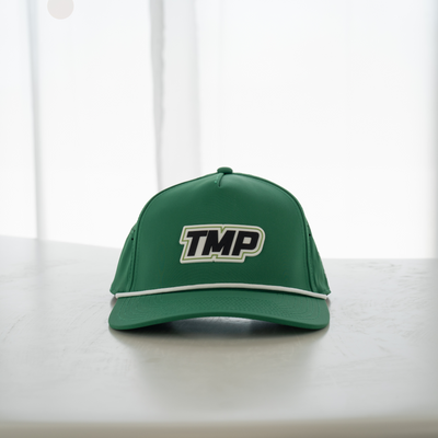 TMP Kelly Green Pickleball Hat – Athletic Performance Cap for On & Off the Court