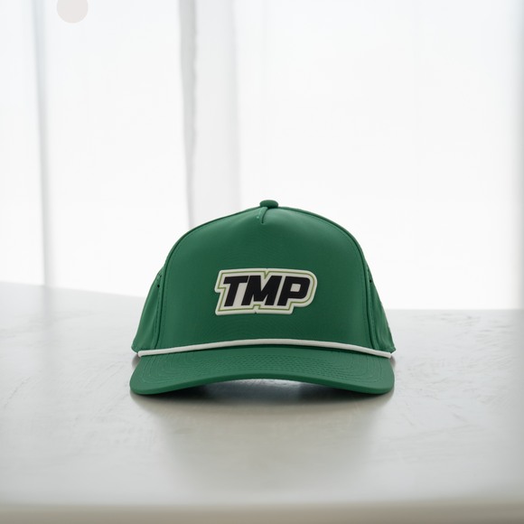TMP Kelly Green Pickleball Hat – Athletic Performance Cap for On & Off the Court