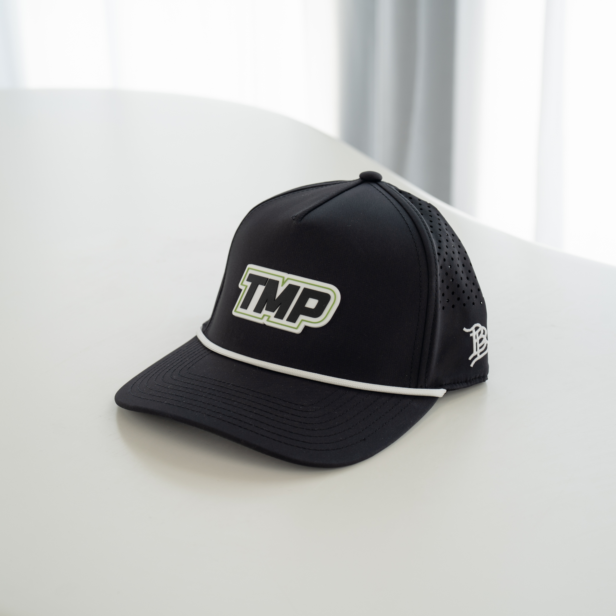 TMP Black Pickleball Hat – Athletic Performance Cap for On & Off the Court - 0