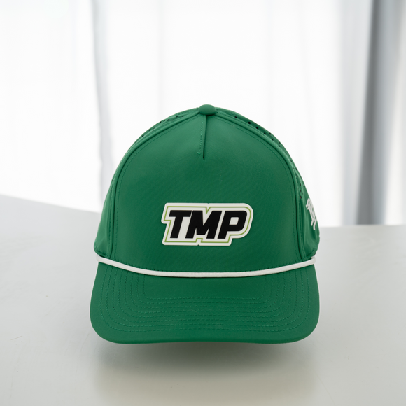 TMP Kelly Green Pickleball Hat – Athletic Performance Cap for On & Off the Court