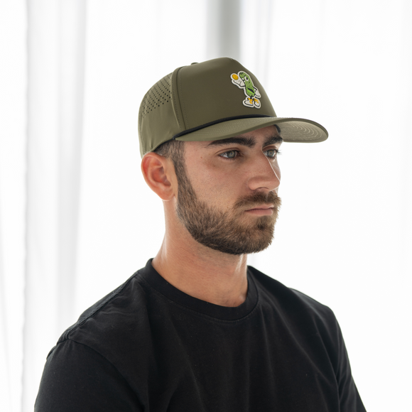 TMP Pickle Hat (Olive) – Premium Pickleball Hat with Iconic Dill Design
