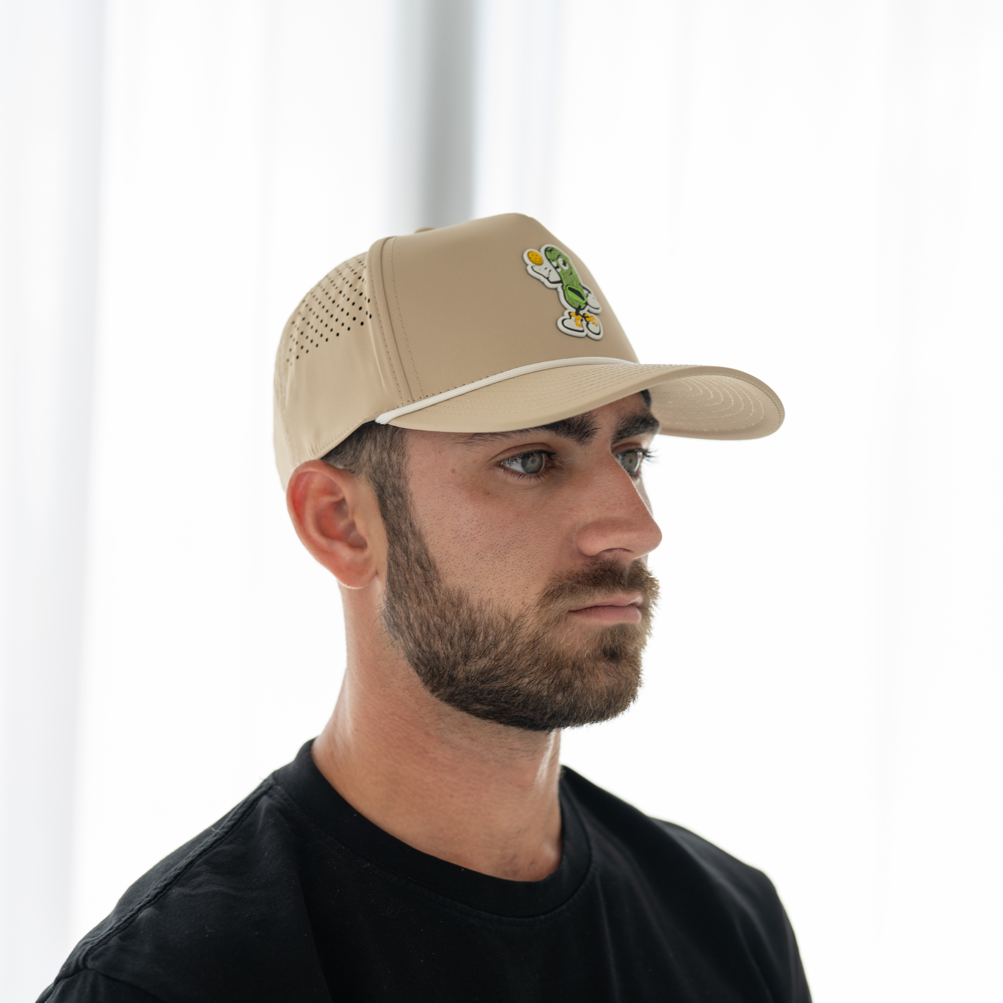 TMP Pickle Hat (Sand) – Premium Pickleball Hat with Iconic Dill Design