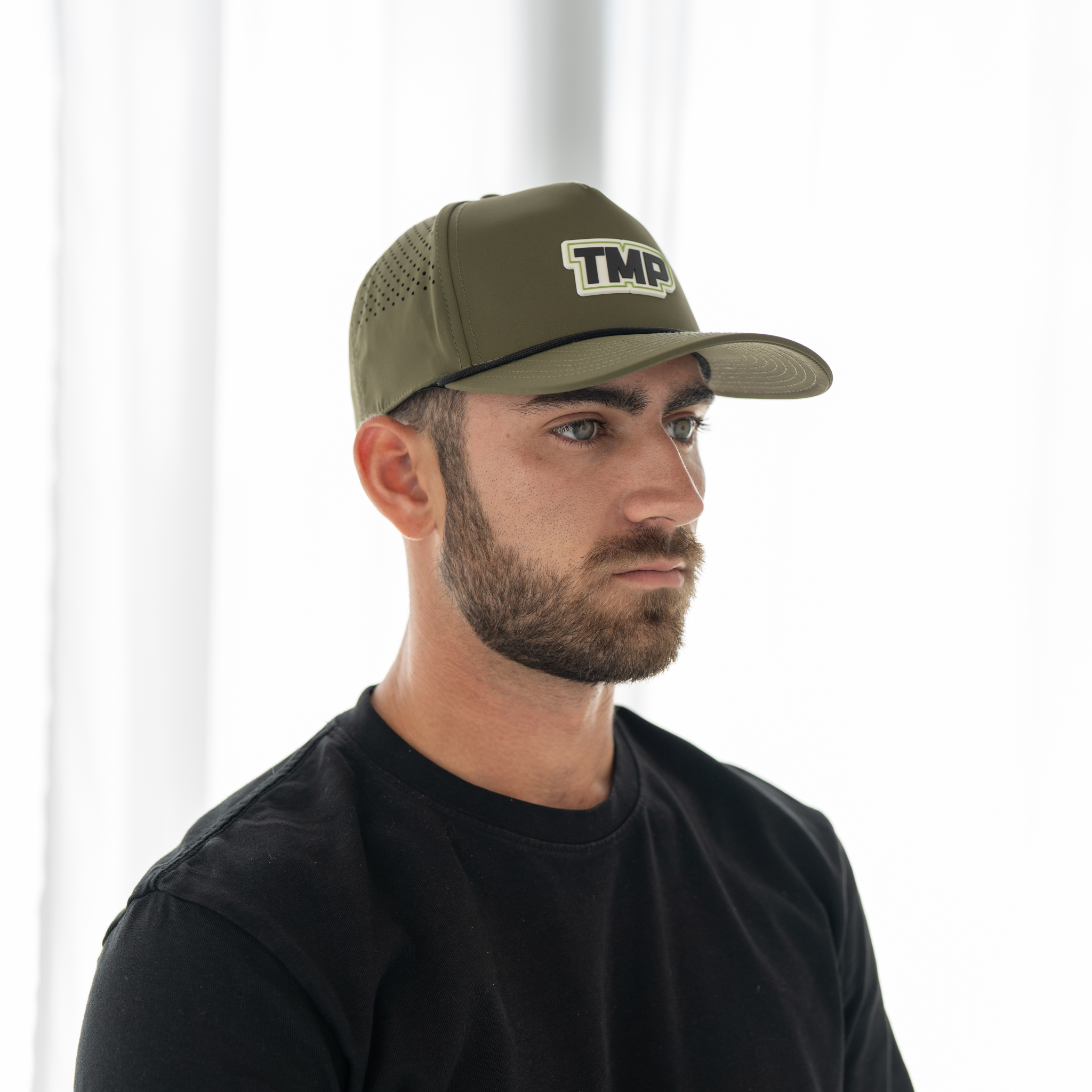 TMP Olive Pickleball Hat – Athletic Performance Cap for On & Off the Court