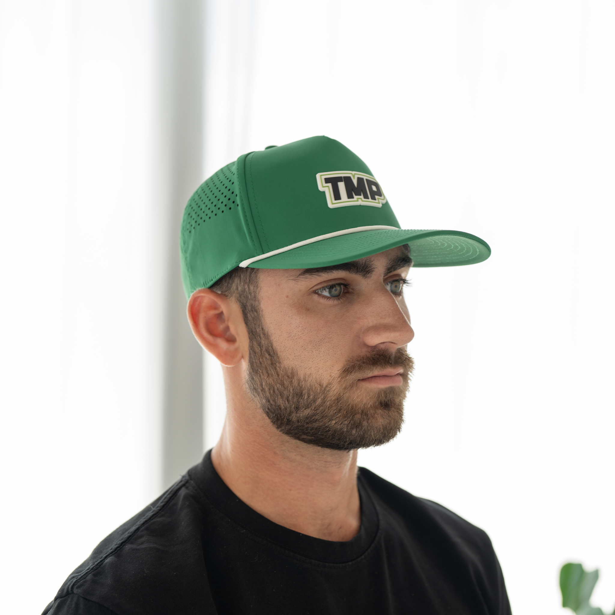 TMP Kelly Green Pickleball Hat – Athletic Performance Cap for On & Off the Court