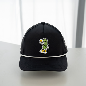 TMP Pickle Hat (Black) – Premium Pickleball Hat with Iconic Dill Design